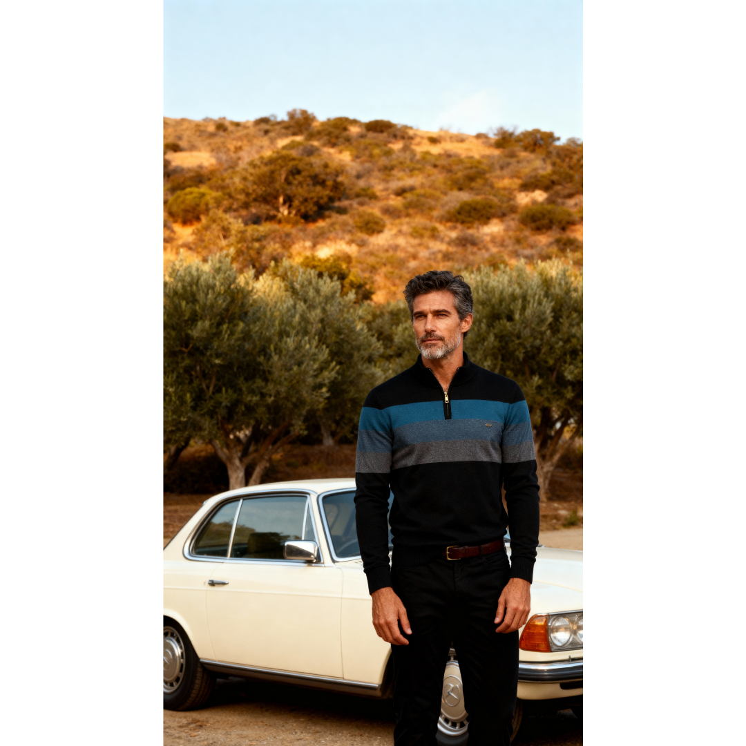 Maglione Burk quarter-zip