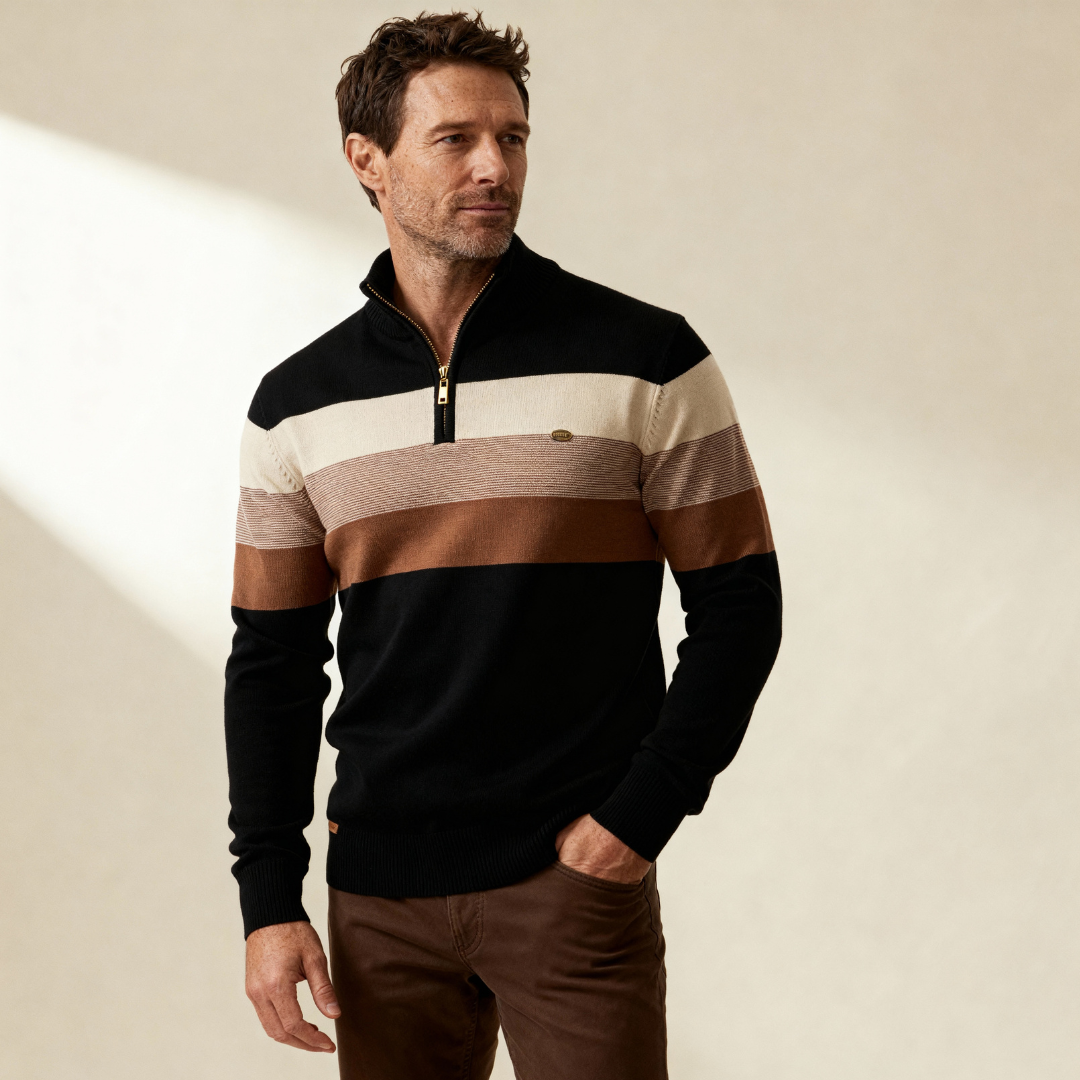 Maglione Burk quarter-zip