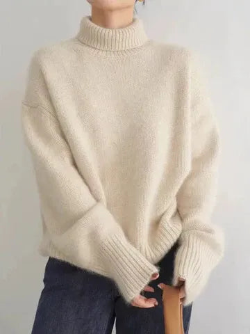 Maglione a collo alto in cashmere Isabella